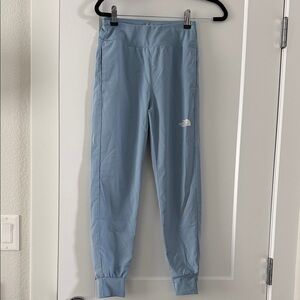 The North Face Light Blue Kids Joggers with Logo